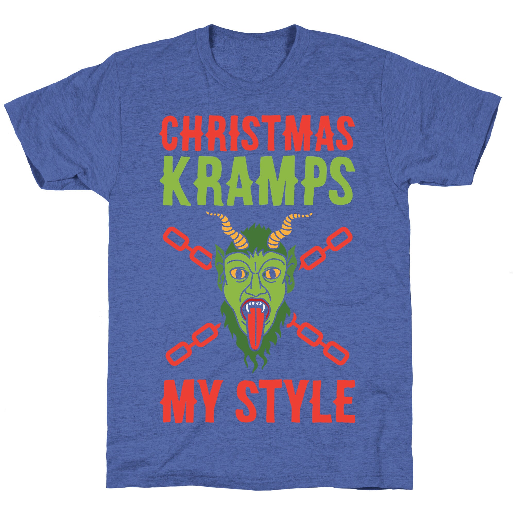 Christmas Kramps My Style Unisex Triblend Tee